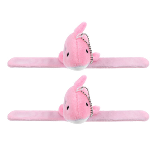 2 Unidades Pulseira De Pelúcia Com Fecho E Recheado