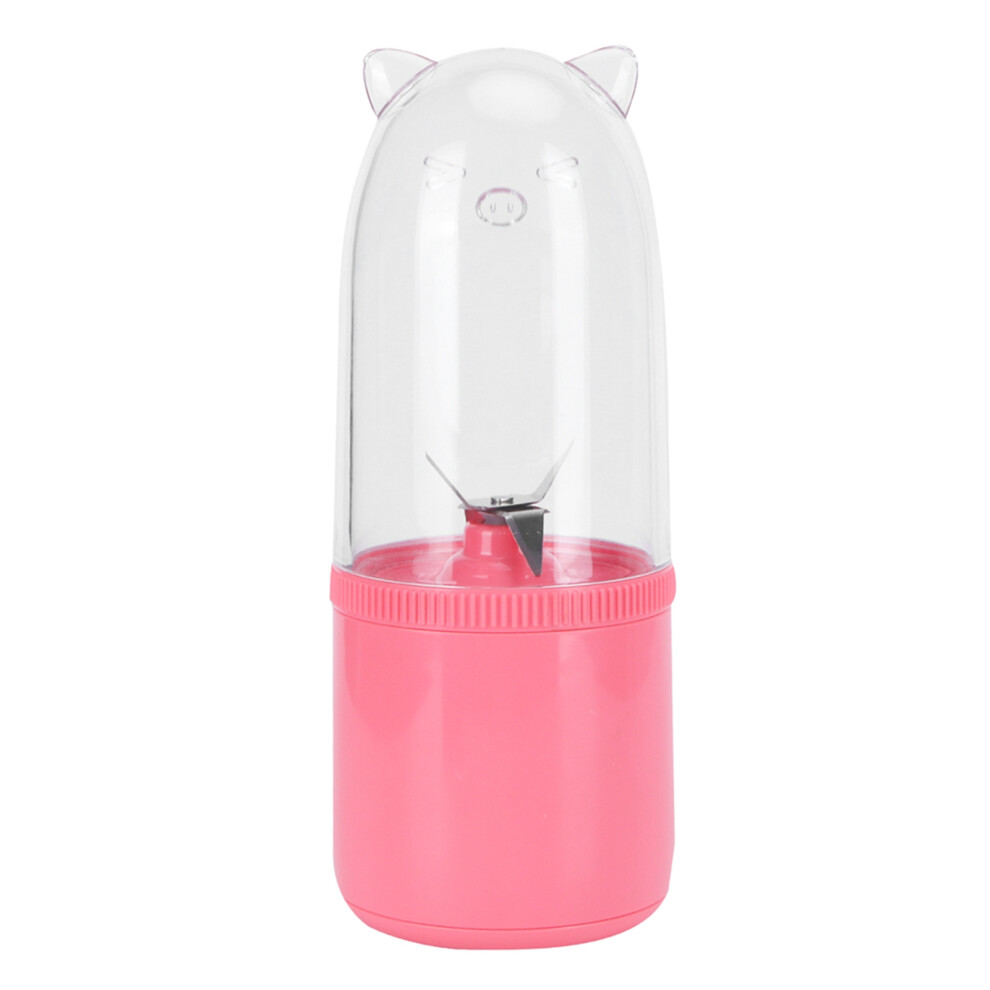 500ML Pink Portable USB Rechargeable Electric Fruit Juicer Blender-image-OPC-PMW8QRZ-NEW