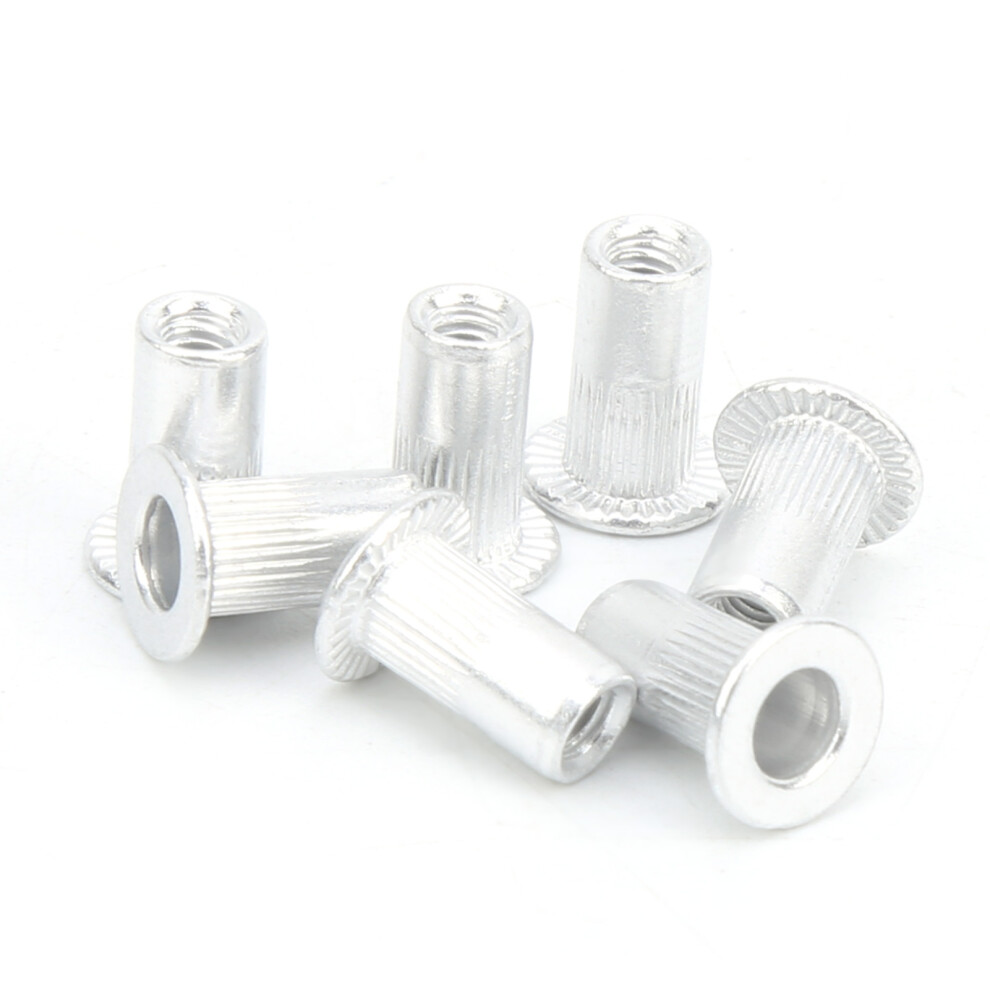 100Pcs Aluminum Flat Head Rivet Nuts For Vertical Applications Wjâ30045M3 4971359858535