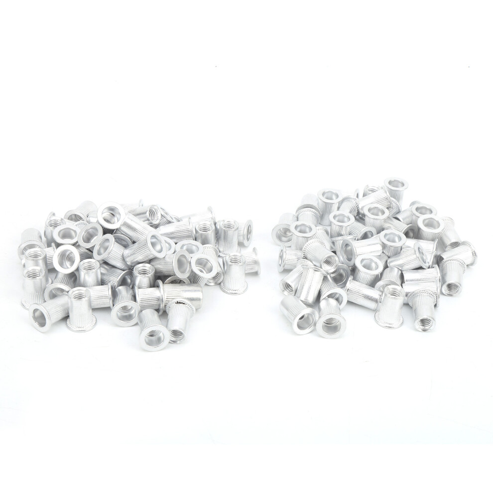 Bulk 100Pcs Aluminum Flat Head Riveting Nuts Wj-30045M6 For Hardware Assembly 9441359858934