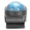 Waterproof Pet LED Bright Night Light Collar Clip Blue, 3cm Diameter 11