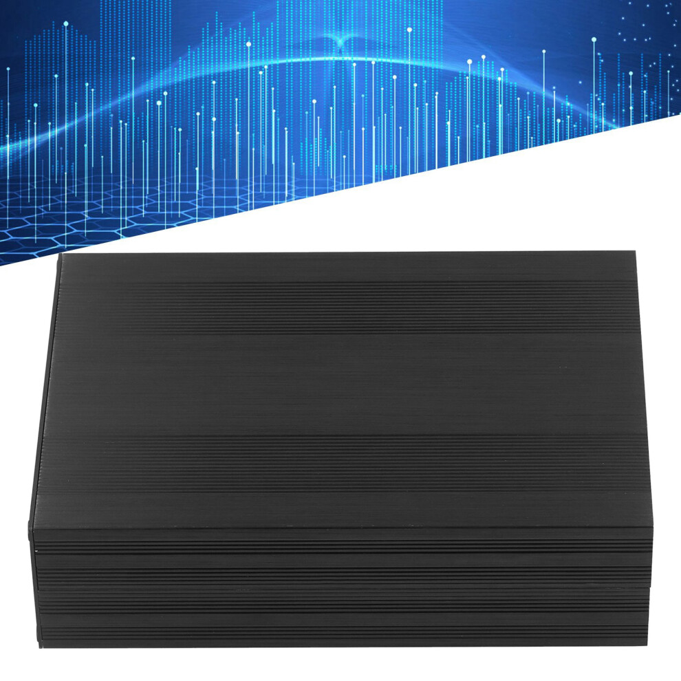 Brushed Aluminum Converter Box Enclosure 54X145x200mm Diy Diy Case Black 7901359861492