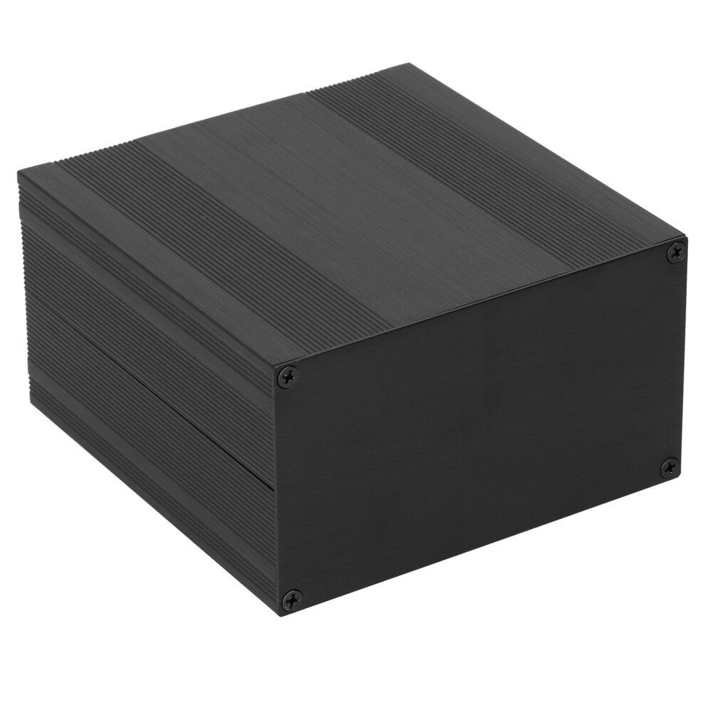 Hifi Tube Power Amplifier Shell Aluminum Alloy Project Enclosure 82.2X145x150mm Black 6901359861615