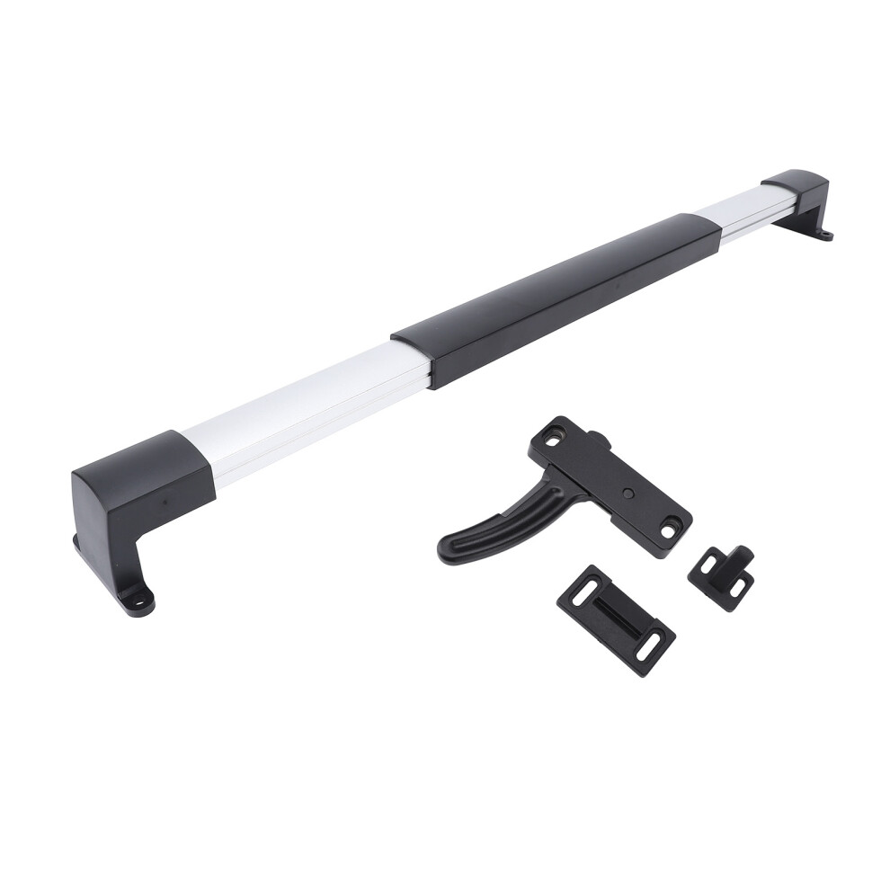 20Pcs Metal Rv Screen Door Handle Latch Kit, Extendable 550-745Mm Black 3081359860610