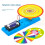 Scientific Visual Phenomenon Color Wheel Diy Kit Classroom Use Newton Color Disk 3