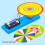 Scientific Visual Phenomenon Color Wheel Diy Kit Classroom Use Newton Color Disk 7