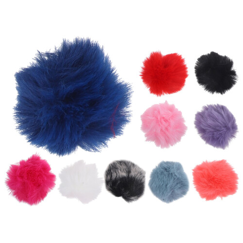 30 Unidades Micrófono De Con Protector Antiviento Peludo