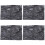 4Stk Terrarium Hintergrund Schlange Reptilien 3D 7