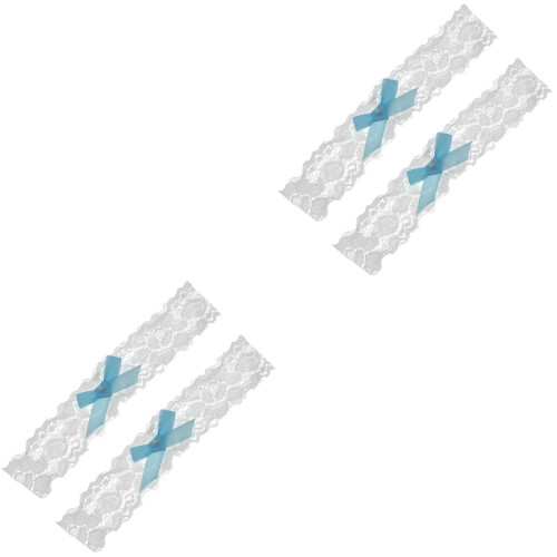 4Ud De Encaje Elasticadas Para Novia Con Detalle 2