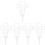 5Ud Ornamentos Insertables Para Y Cementerio Exterior 5