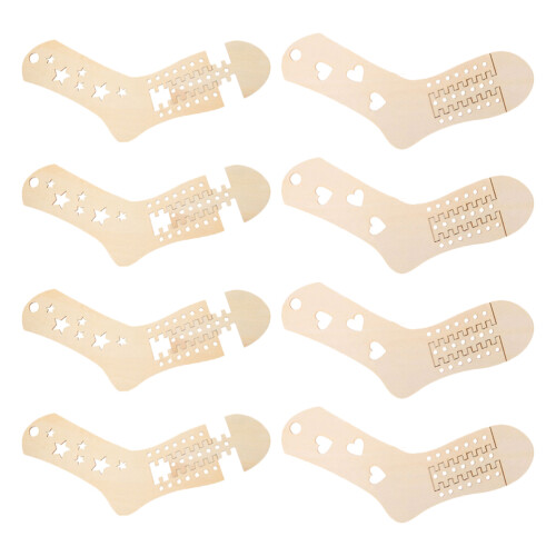 4 Pares De Moldeadores Para Calcetines De Tejer