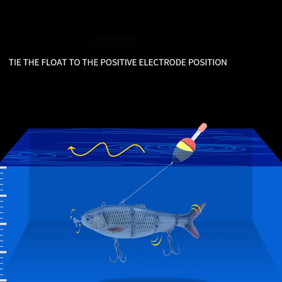 Hard Lures Fishing Tackle: Electronic USB Rechargeable Swimbaits with LED Light-image-OPC-PMW927M-NEW
