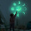 1Set PVC Luminous Moon Phases Wall Decals for Bedroom 6