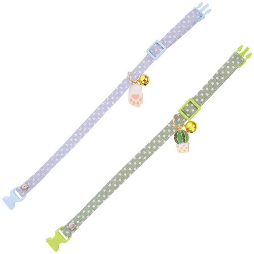 2 Unidades Collar Ajustable Para Con Colgante