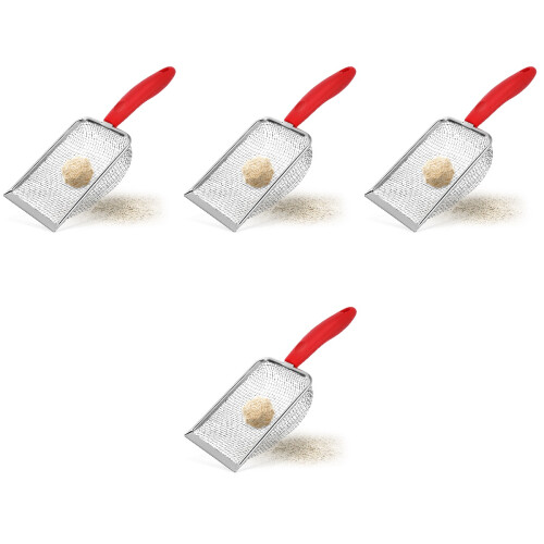 4 Piezas Inoxidable Recogedor Arena Mascotas 2