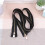 2 Unidades Doble De Metal Para Ropa Negro 4