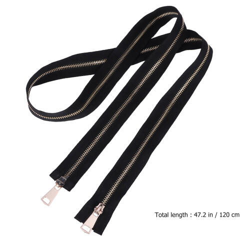 2 Unidades Doble De Metal Para Ropa Negro 1