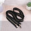 2 Unidades Doble De Metal Para Ropa Negro 10