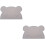 2Pièces Bébé Silicone Cartoon Lavable 7