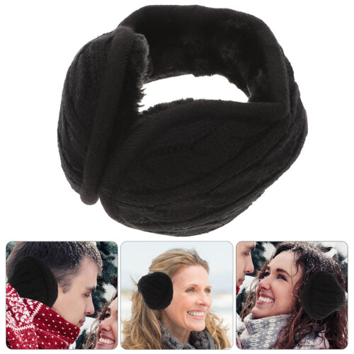 Écouteurs Pliable Réglable Bonnet Fourrure Hiver Unisexe 2