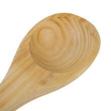 Einzelner Saunaliöffel aus Bambus, handgefertigtes Wasser-Tool für die Sauna, 15 cm lang