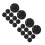 400Pièces Support Bio Balls Noir Filtration Aquarium Douce 6