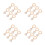 24 Pièces Perles En Chapelet De Prière Pendentif Croix 8