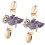 6 Pièces Clips Broches Pour Écharpe Et Vêtements 2
