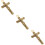 3Pièces Charm Clé Rétro Croix Cuivre Accessoire 9