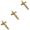 3Pièces Charm Clé Rétro Croix Cuivre Accessoire 5