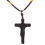 3 Pièces Pendentif Croix En Bois Sculpté Pour 1