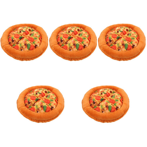 5 Pièces Lit Pour Chat Squeak De En De Pizza 2