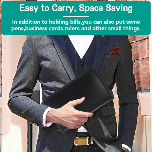 (Clear inner page) File Folder Organiser For Convenient And Practical Receipt 2