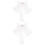 2Pz Sposa Bianco Decorativo Con Fermaglio Per 5