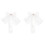 2Pz Sposa Bianco Decorativo Con Fermaglio Per 2