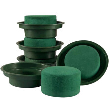 25Pz Base Verde Per Composizioni, Per E Vasi