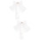 2Pz Sposa Bianco Decorativo Con Fermaglio Per 7