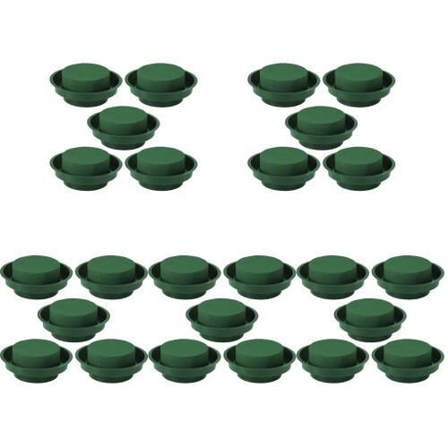 25Pz Base Verde Per Composizioni, Per E Vasi 1