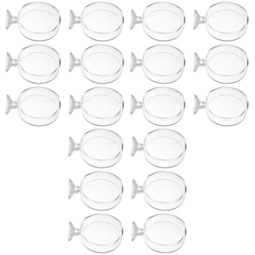 18 Porta Mangime Per In Acrilico Con Ventose Per Acquari 2