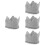 4 Pezzi Cappello A Per Compleanno 8
