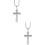 2 Pezzi Ciondolo Appeso Auto Croce Decorativo Specchietto 9