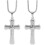 2 Pezzi Ciondolo Appeso Auto Croce Decorativo Specchietto 4