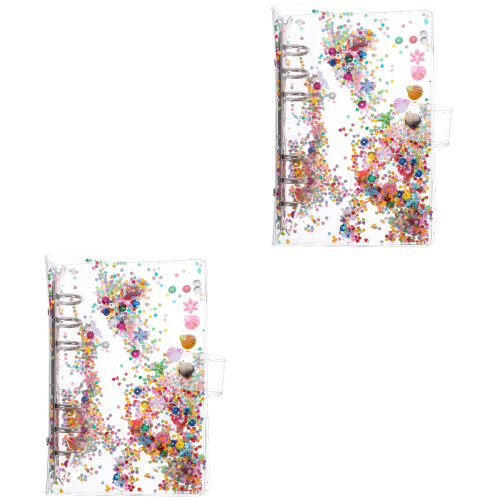 2 Pezzi Glitter Raccoglitore Copertina Album Ritagli 2