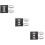 3Set Staffe Pole Mount Per Telecamera Sicurezza Nero 10