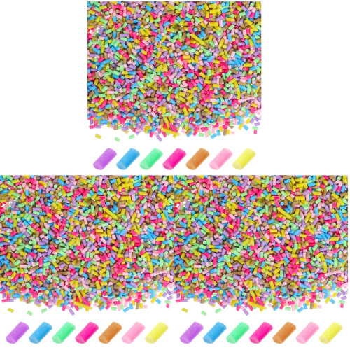 3 Set Sprinkle In Polimerica Colorati Per Decorazioni Da Te 1