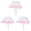 3Set Portabouquet Da Sposa Rosa Con Per E Decorazioni 2