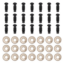 200 Sztuk Plastikowych 5 Mm Z Podkładkami Do Wyrobu Zwierzątek