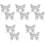 5 Pares De Clips De Com Para De Noiva 5