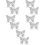 5 Pares De Clips De Com Para De Noiva 9