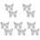 5 Pares De Clips De Com Para De Noiva 4